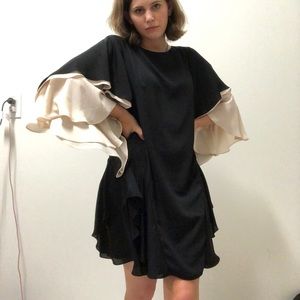 HALSTON HERITAGE Loose Flow Dress